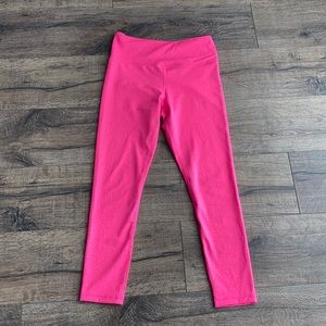 Like New!!! Zyia Hot Pink Leopard Leggings